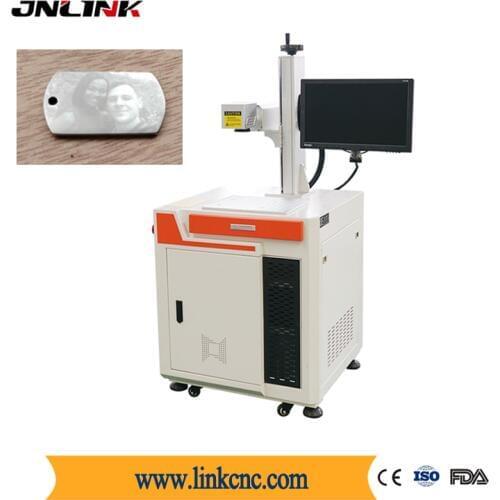 3 years warranty JNLINK fiber laser engraver for animal ear tags fiber laser marking machine