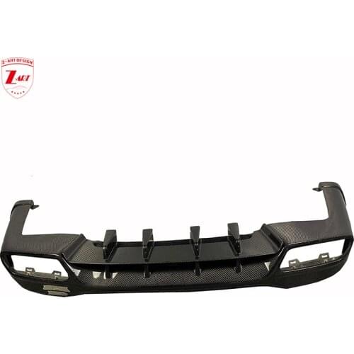 Z-ART 2020 GLC carbon fiber rear diffuser for GLC facelift carbon fiber rear lip for GLC carbon fiber rear chin