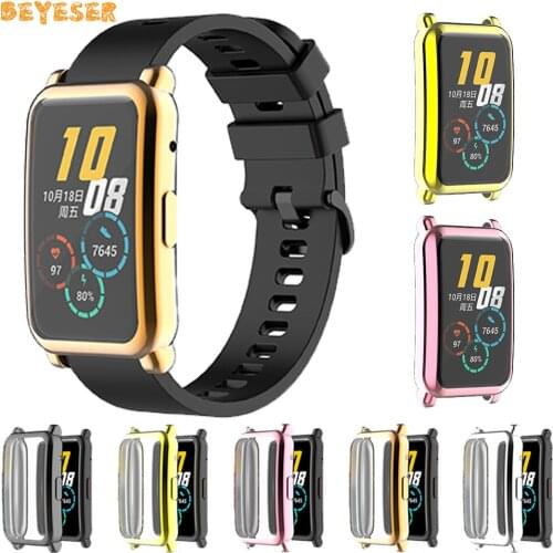 TPU Watch Protective Case For Honor Watch ES Smartwatch Replacement Shockproof Anti-Scratch Cover Shell Full Screen Protector