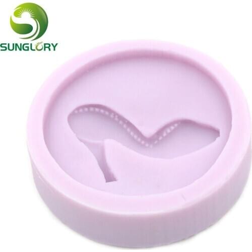 Lady High-heeled Shoes Silicone Mold Fondant Decor Silicone Cake Mold Sugar Craft Moldes De Silicona Cake Decorating Tools