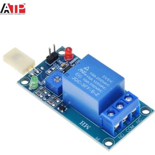 1PCS Great IT HR202 DC 5V 1 Channal 1CH Humidity Sensor Switch Relay Module Control Board Humidity Sensor Module
