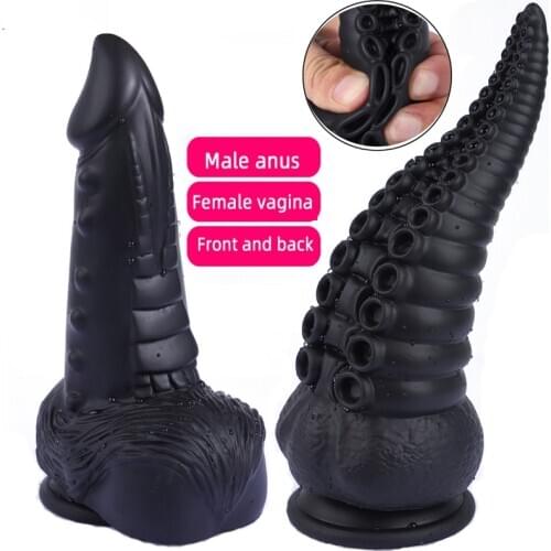 Octopus Tentacle Anal Plug Python Big Penis Sucker Dildo Prostate Massage Anal Dilator Vaginal Stimulator Man Woman Gay Sex Toy