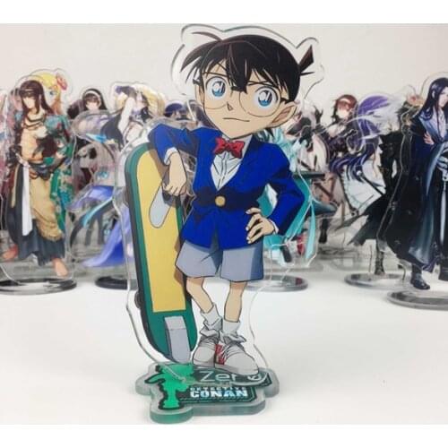 Anime Detective Conan Acrylic Stand Model Toy Kudou Shinichi Mouri Ran Cartoon Action Figures Decoration DIY Cosplay Gifts Toys