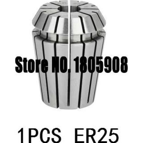 Free Shipping ER25 1PCs for choose clamp set 1mm to 16mm Range for milling CNC engraving machine tool motor axis
