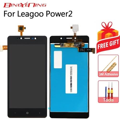 BingYeNing New Original For Leagoo Power 2 Touch Screen+ LCD Display Assembly Replacement
