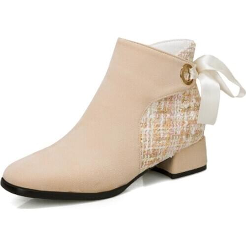 Big Size Simple short boots boots women shoes ankle boots for women ladies boots shoes woman winter