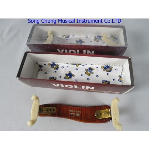 2pcs wood adjustable violin shoulder rest for 1/2 violin