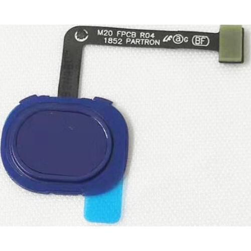 For Samsung Galaxy M20 M205 Fingerprint Sensor Return Home Button Touch ID Flex Cable Repair Parts