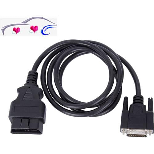 16pin Obd2 Male To Male Extension Cable Db9 To Vga Cable Extension Cable Car Diagnostic Extender Cable 156cm