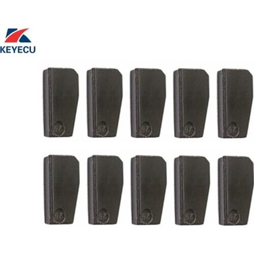 KEYECU Pack of 10 , T5 -ID20 Blank Transponder Chip Carbon, can write to 11.12.13 chip (TP05)