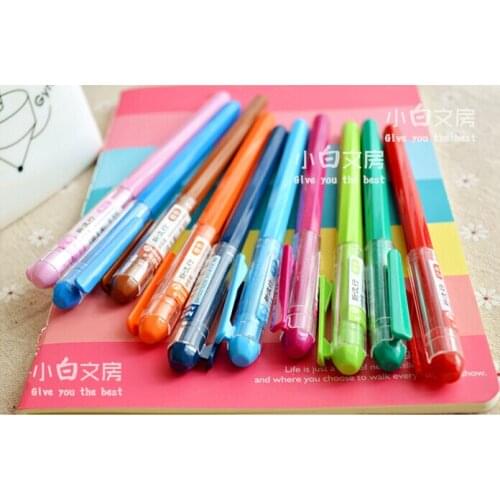 New Arrival Brief Pen Popular Multicolour Gel Pen 0.38mm Chenguang Stationery 12 Pieces/Lot School Supplies