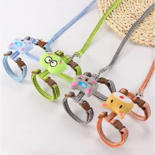 New Puppy Kitten Harness And Leash For Animals Adjustable Pet Traction Harness Belt Cat Kitten Halter Collar