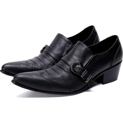 Rousmery Mens Leather Shoes
