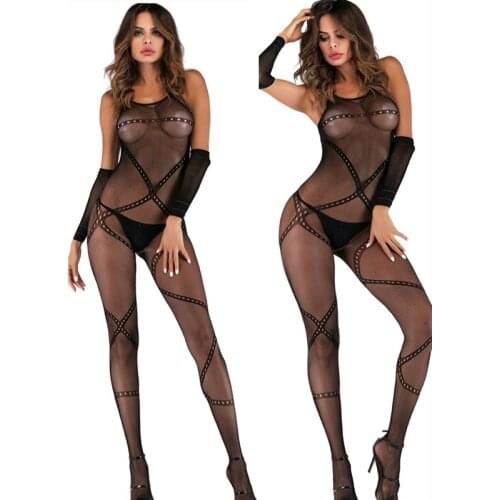 Sexy lingerie Erotic fun Appeal lingerie hot sexy costumes women underwear hot Stretch net porno teddy intimate hose