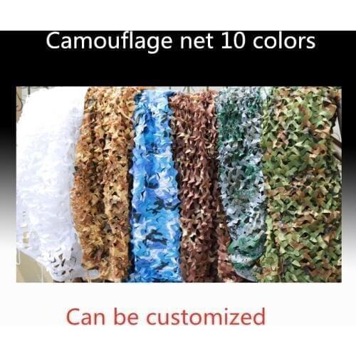 5X8M 2-layer Military Camouflage Net 210D Oxford Sun Shelter Camo Netting for Hunting Camping Restaurant Party Decoration