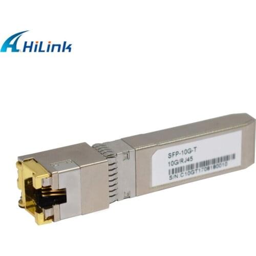 SFP-10G-T 10 Gigabit SFP+ T RJ45 transceiver copper SFP reach 80km