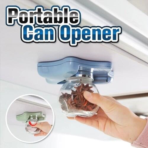 Hexagonal Portable Can Opener Hexagon Bottle Opener Manual Labor-saving Can Opener Non-slip Kitchen Paste Portable Creative Tool