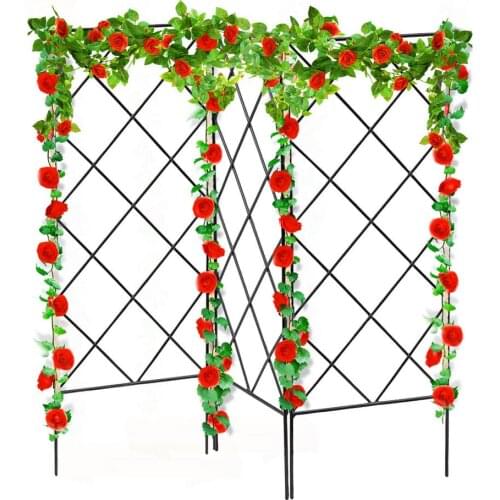 3PCS Plant Climbing Frame Foldable Plant Support Frame Connectors Climbing Vine Rack Plant Trellis Buckle Gardening Frame