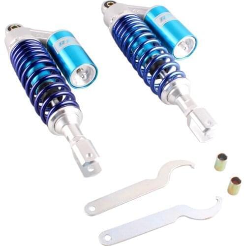 Universal 320mm/12.5" Motorbike Motocross Rear Suspension Air Shock Absorber 7mm Spring Damper For All Moto Scooters Atv&Quad