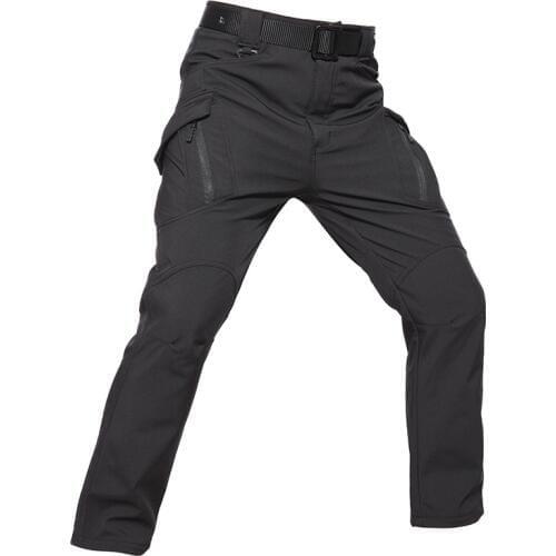 Plus Size 5XL IX9 Waterproof Winter Soft Shell Tactical Pants Men Camouflage Warm Army Pant Many Pockets Military Cargo Trousers