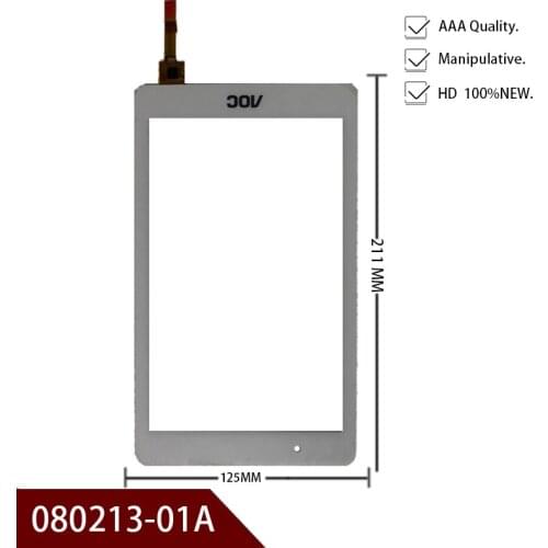 High Quality 8''inch 080213-01A-V2 Touch Screen Panel Digitizer Glass Sensor Capacitance Screen Tablet Touchscreen Free Shipping