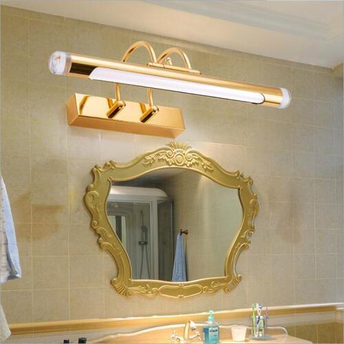 41CM/54CM/67CM Bathroom Mirror Lamp Waterproof Retro Golden Cabinet Vanity Mirror Lights Led Wall Light Lamp LED Light Wall Lamp