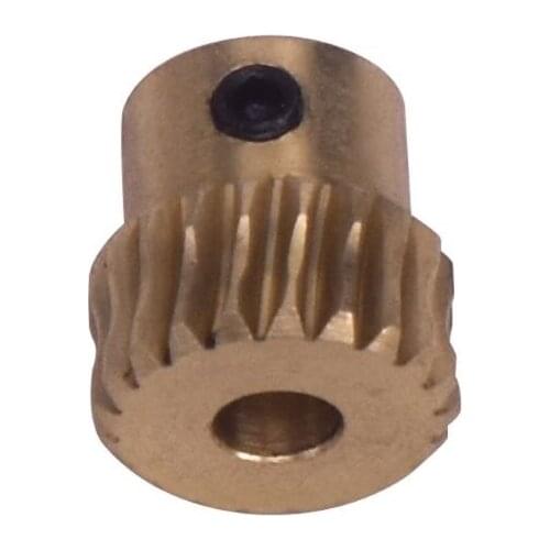 YYDS 1pair 0.5 Modulus Small Reduction Ratio of 1:10 Motor Output Copper Worm Wheel Gear For DIY