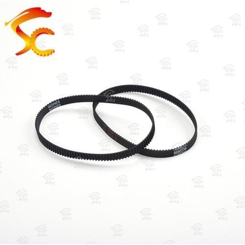 10pcs S2M-236-6/10mm belt closed loop rubber S2M-236-6/10mm timing belt Teeth 118 Length 236mm width 10/6mm for 3D printer