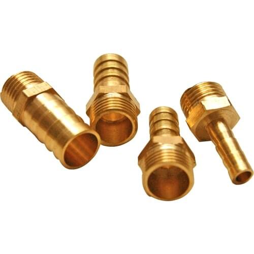 6mm 8mm 10mm 12mm G1/4 Brass water splitter for Computer Water Cooling fittings , pagoda joint water tube Gas Pipe Adapter Coppe
