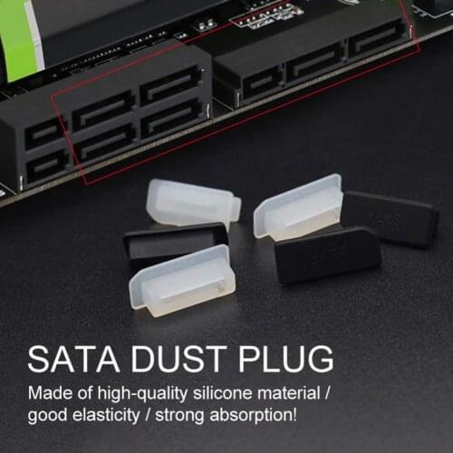 80% Off 5Pcs SATA 2.0/3.0 Interface Dust Plug Dustproof Anti-dust Cover Cap for Laptop Mainboard HDD CD Drive SSD