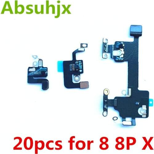Absuhjx 20pcs Wifi Flex Cable for iPhone 8 Plus X 8G Wi-Fi Antenna Signal Ribbon Replacement Parts