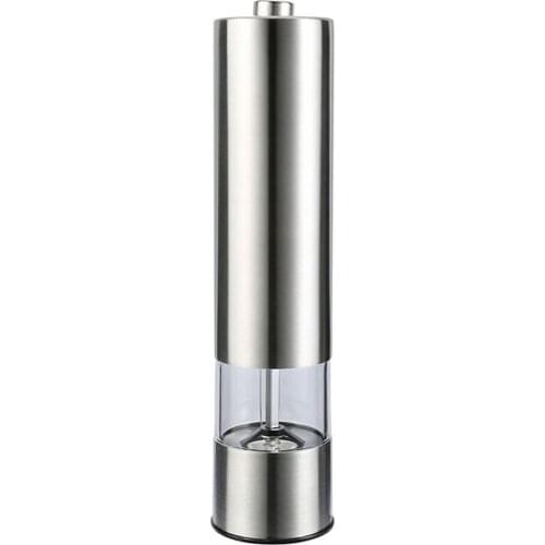 Automatic ABS Pepper Mill Flat Head Kitchen Seasoning Tools Cooking Accessories Without Battery Electric Abrader