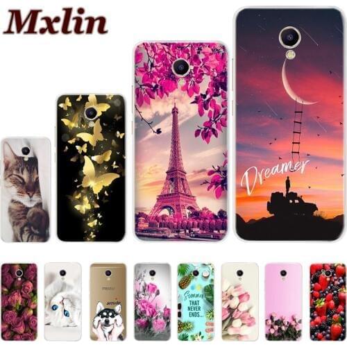 5.5" Cover For Meizu M5 Note Case Silicone Soft TPU Cartoon Bumper Cover For Meizu M5 Note Meilan Note 5 Coque Fashion Slim Case