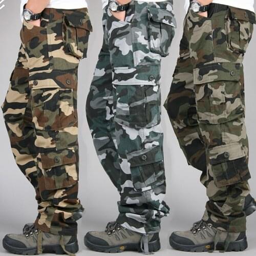 GQXAON Men's Camouflage Pants
