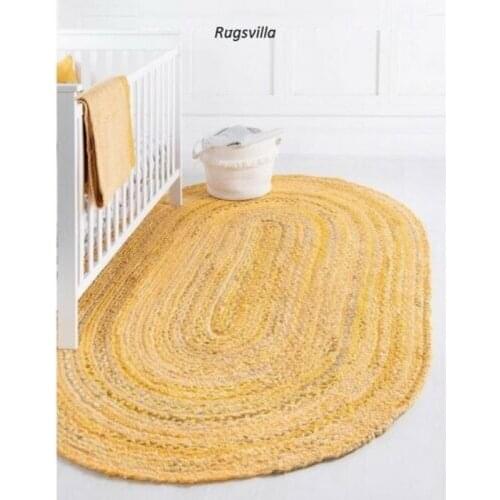 Rug 100% Natural Cotton Rug Modern Home Decor Bohemian Carpet Hand Braided Style Living Room Decoration Vortex Rug