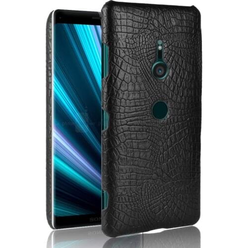 Leather Crocodile Pattern New arrival For Sony Xperia XZ3 Case Retro Luxury Crocodile Skin Cover Phone Case For Sony Xperia XZ3