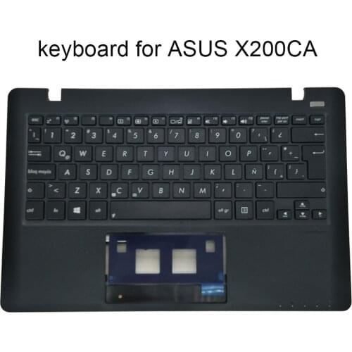 Latin Spain Keyboard For ASUS X200CA X200 X200MA F200CA F200LA LA SP computer keyboards laptop Palmrest touchpad 13NB03U2AP0301