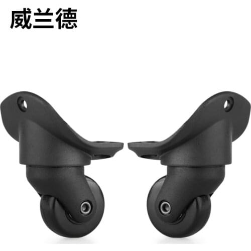 Fashion Black Luggage Accessories Wheels Replacement Luggage Wheels Manual Installation Portable Trolley Case Caster Accessories