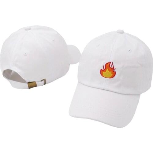 Wholesale Baseball Cap with FIRE Embroidery Men Hat Fall Brand Cotton Caps trucker Women Men DAD hat Free shipping