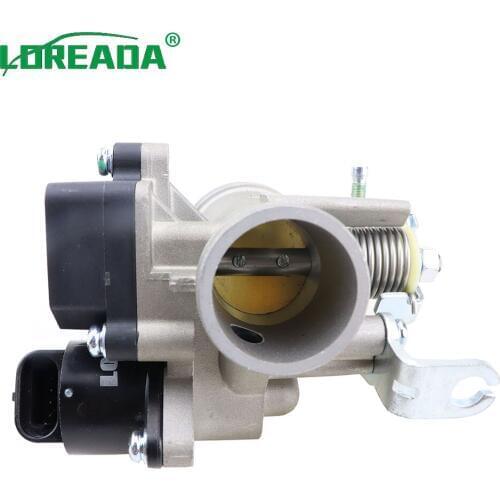 LOREADA Original Motorcycle Throttle body for Motorcycle 125 150CC Engine IAC 26178 and CTS Triple Sensor Bore Size 28mm