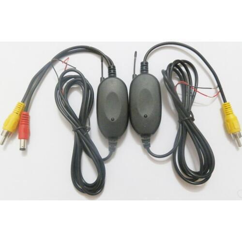 2.4Ghz Wireless RCA AV Video Transmitter Receiver for Rear View parking Camera Monitor Auto DVD MP5 Player For Portable GPS
