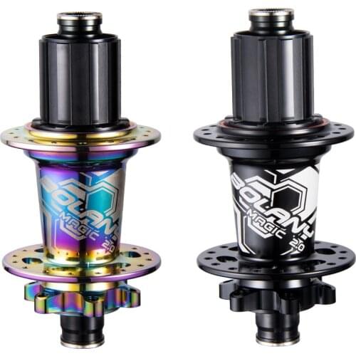 Mountain Bike Colorful Hub NBK Bearing 6 Palws MTB Hubs 10*135mm QR 100*15 12*142mm Thru Bicycle Disc Brake HG Hub 8-11 Speed