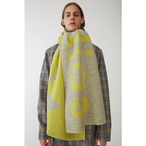 Autumn and Winter 2018 New American and European AC Family Cashmere Scarf Shawl Logo Logo Scarf Hundred Ladies winter scarf