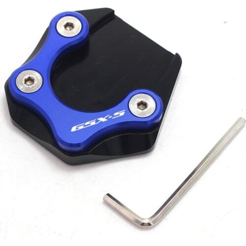 Foot Side Stand Extension Pad Support Plate For Suzuki GSR750 GSX-S1000 GSX-S1000F