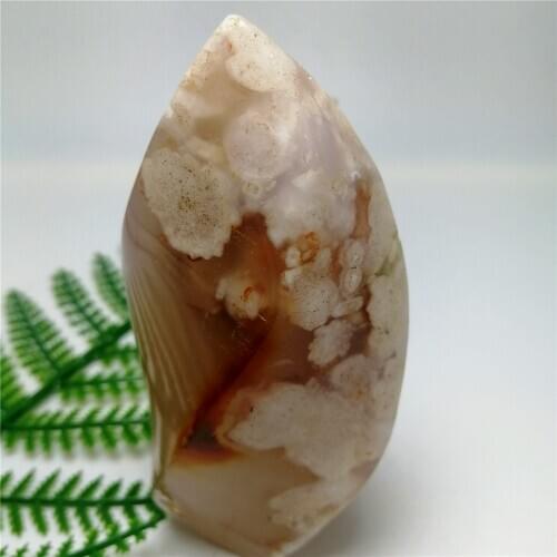 1pc Natural agate carving crystal cave crystal flower agate flames for gifts