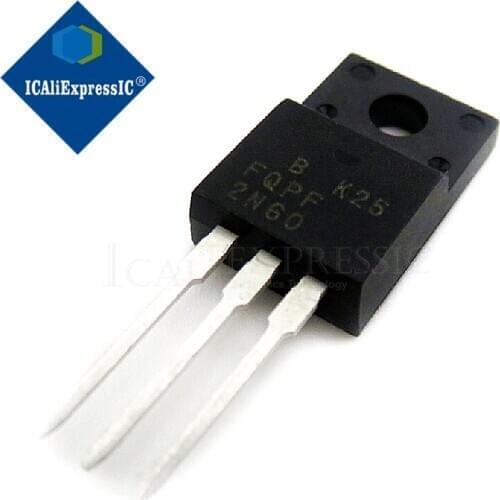 10PCS FQPF2N60C 2N60C TO-220 2N60 TO220 MOS FET transistor New original In Stock