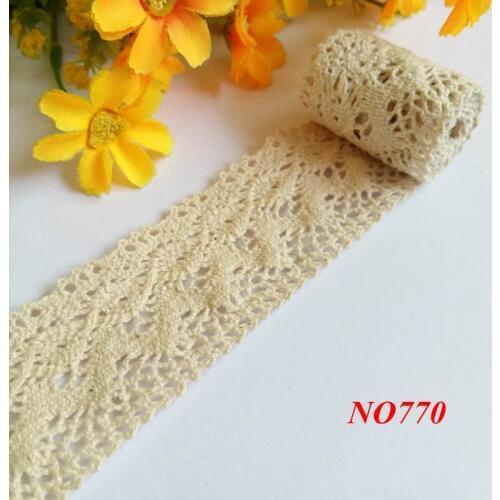 10 yards/lot David accessories cotton woven Flower Lace Trim pearl Embroidery Sewing Fabric Ribbon DIY Garment Accessories