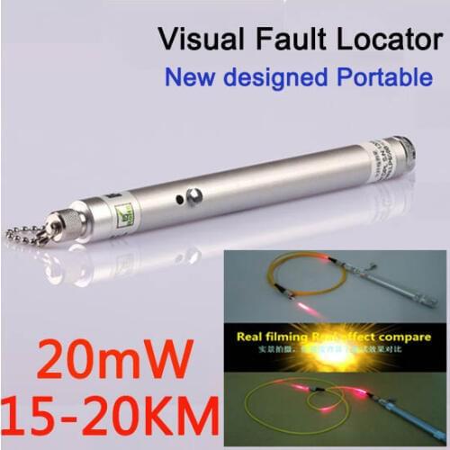 20mW 16~20KM Pen Type Visual Fault Locator VFL Red Laser Light Fiber Optic Cable Tester Optical Fiber Laser Pointer,VD-VFL20