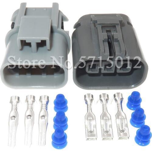 3 Hole 7223-1834-40 2.8mm Automotive Ignition Coil Female Male Plug Car O2 Oxygen Sensor Connector Socket For Nissan