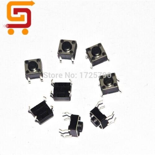 30pcs Tactile Push Button Switch Momentary 6x6x5mm DIP Through-Hole 4 pin Tact 6*6*5